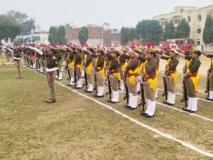 गणतंत्र दिवस को लेकर रैतिक परेड का फुल-ड्रेस पूर्वाभ्यास सम्पन्न