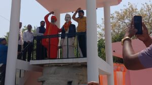 गांधी तिराहे का भव्य कायाकल्प, उन्नाव विकास दिवस के रूप में हुआ लोकार्पण