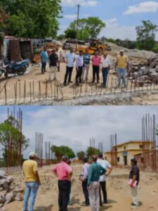 रेलवे अधिकारियों ने परखा पुनर्विकास कार्य, गुणवत्ता पर दिया जोर