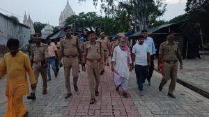 श्रद्धालुओं की सुरक्षा पर प्रशासन का फोकस, मंदिर परिसर का हुआ निरीक्षण