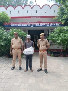 उन्नाव में हत्या का वांछित अभियुक्त गिरफ्तार, आला कत्ल भी बरामद