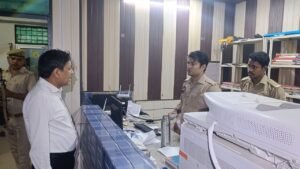 एसएसपी ने थाना कार्यालय समेत विभिन्न व्यवस्थाओं का लिया जायजा