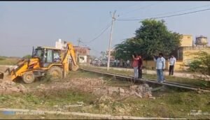 उन्नाव में 2.5 करोड़ की जमीन पर अवैध प्लॉटिंग ध्वस्त, अभियान जारी रहेगा